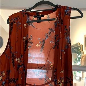 Forever 21 Floral Floor Length Kimono